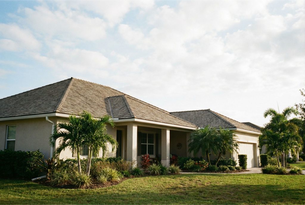 New roof installation on a Gainesville, FL home with asphalt shingles