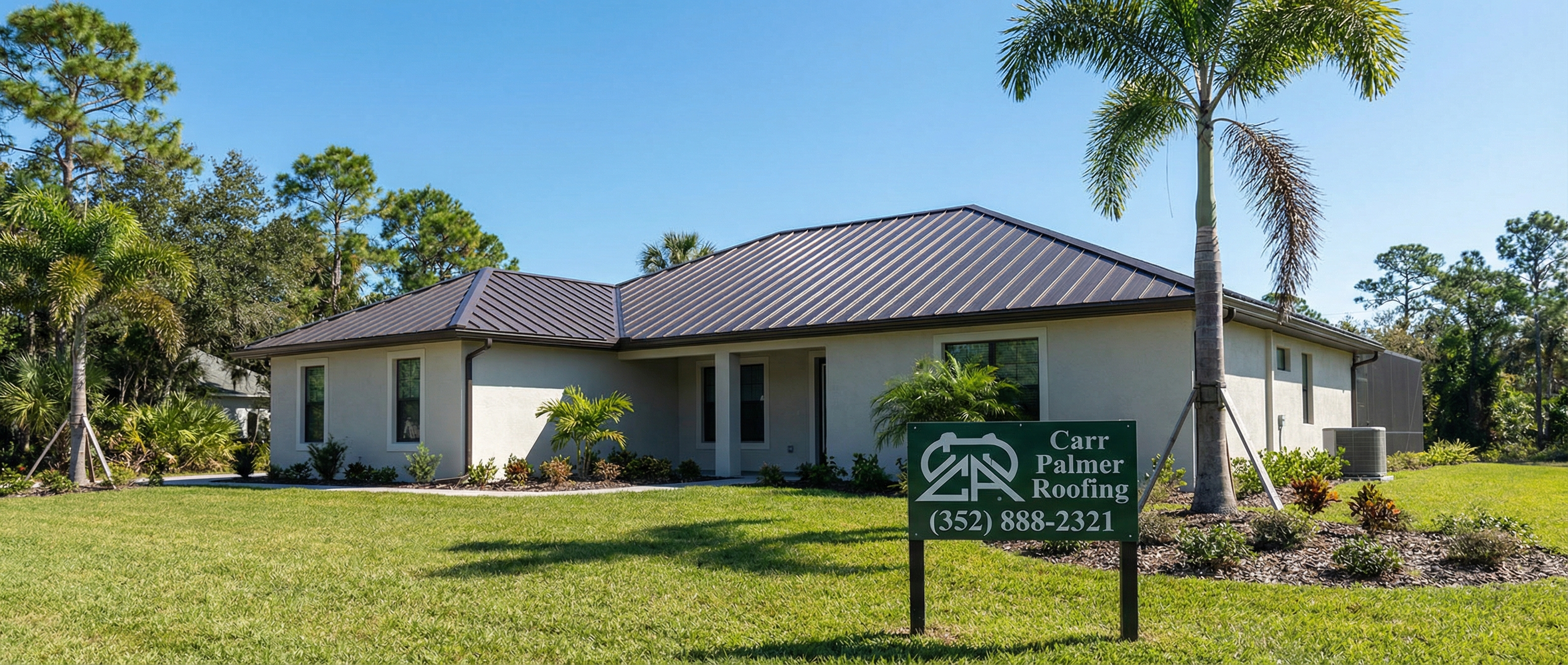 Metal roofing installation in Gainesville FL