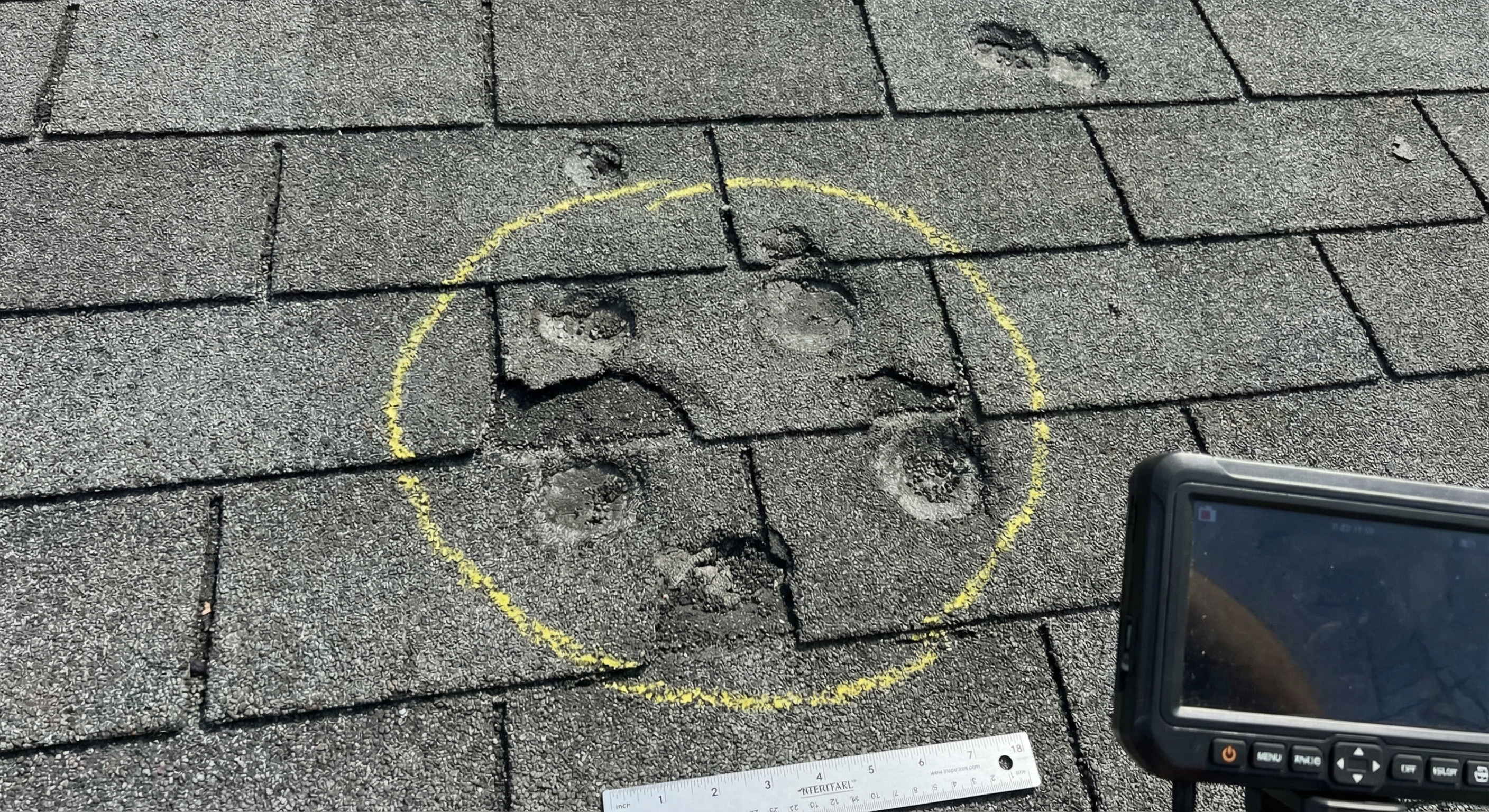 Post-storm roof inspection assessment